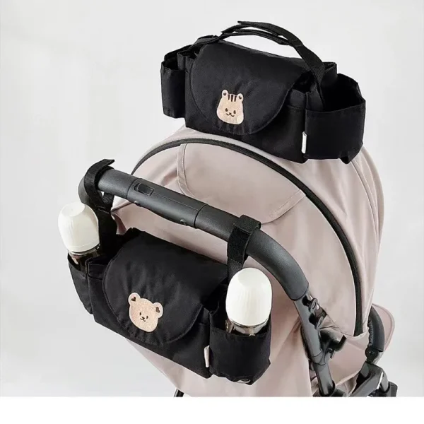 sac à langer noir poussette bébé