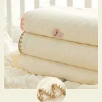 couverture en coton pour bébé lit